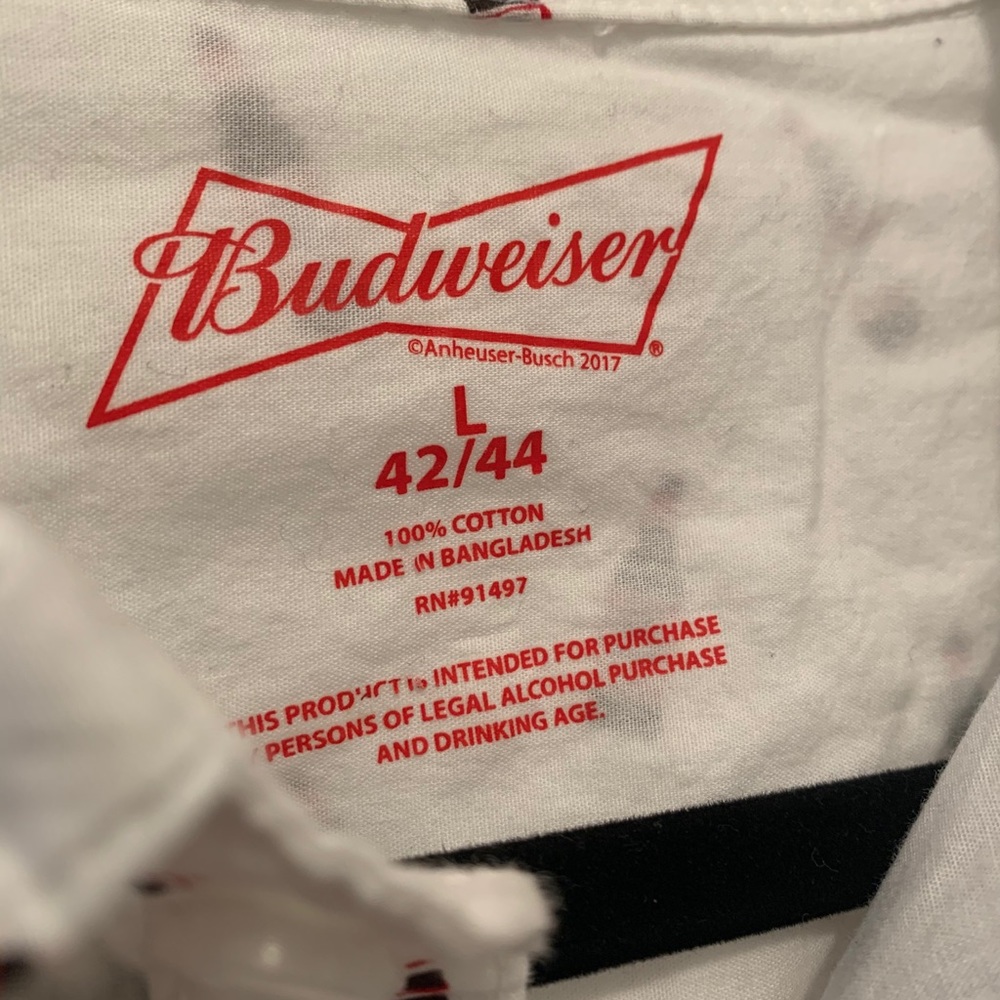 Budweiser button down - Picture 3 of 3